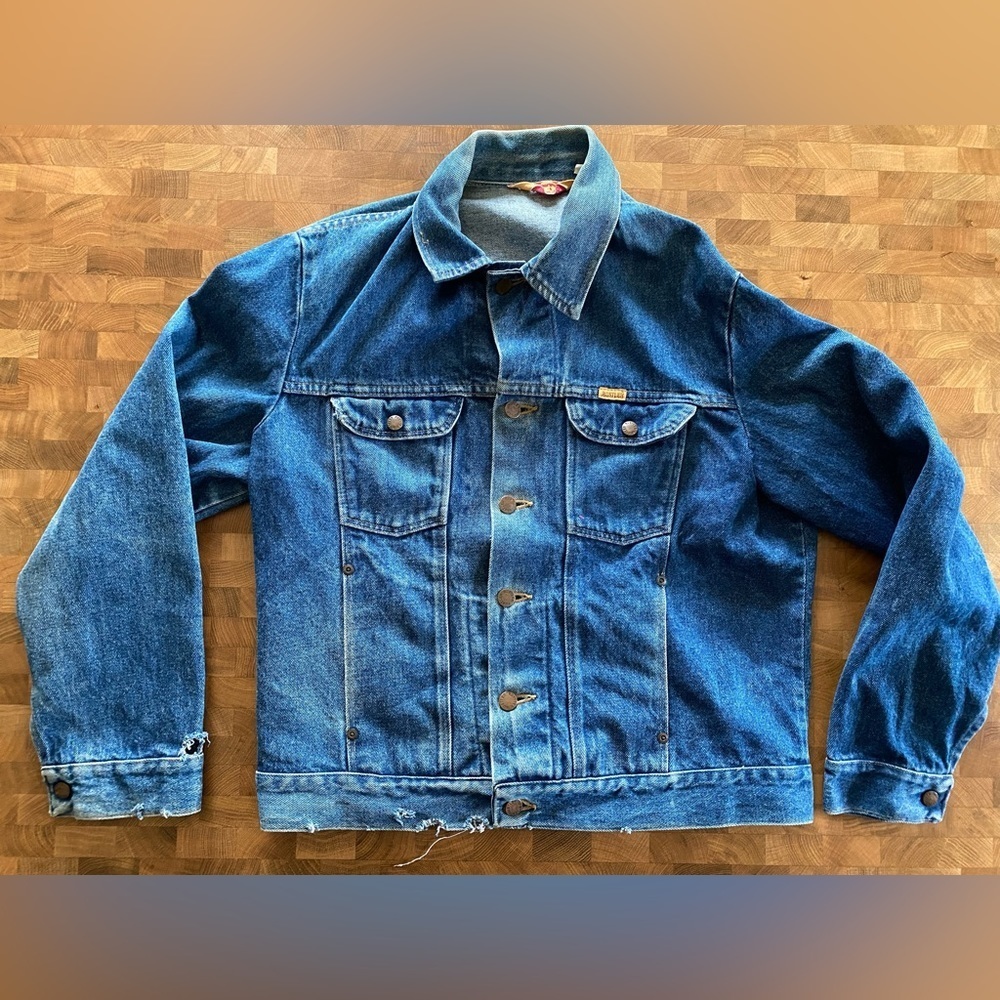 VINTAGE Rustler Jean Jacket